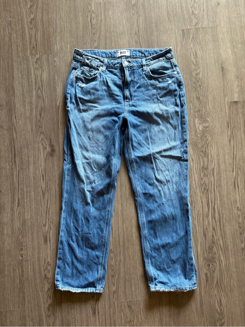 Paige Loose Straight Leg Jeans
